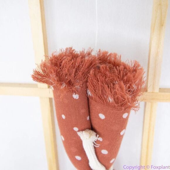 NEW Madewell rusty red polka dot Bandana with fringe‎ - Picture 9 of 16